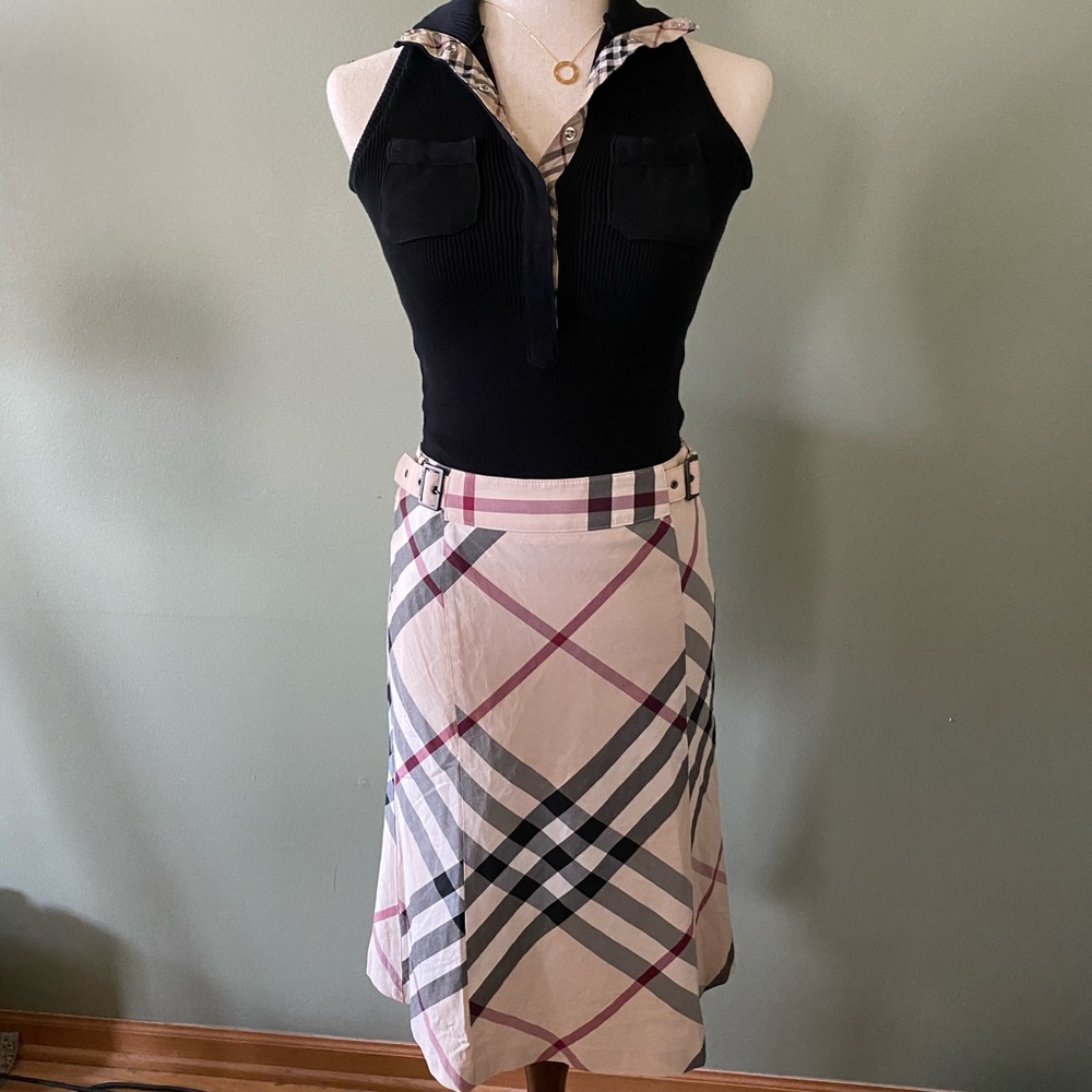 Burberry London Check Skirt, 38